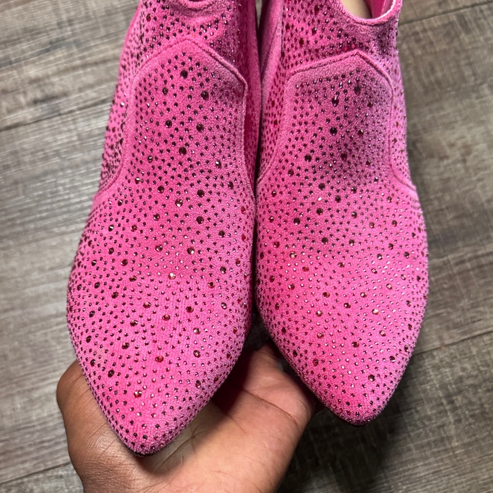 Pierre Dumas Fuchsia Ankle Booties - Picture 7 of 11